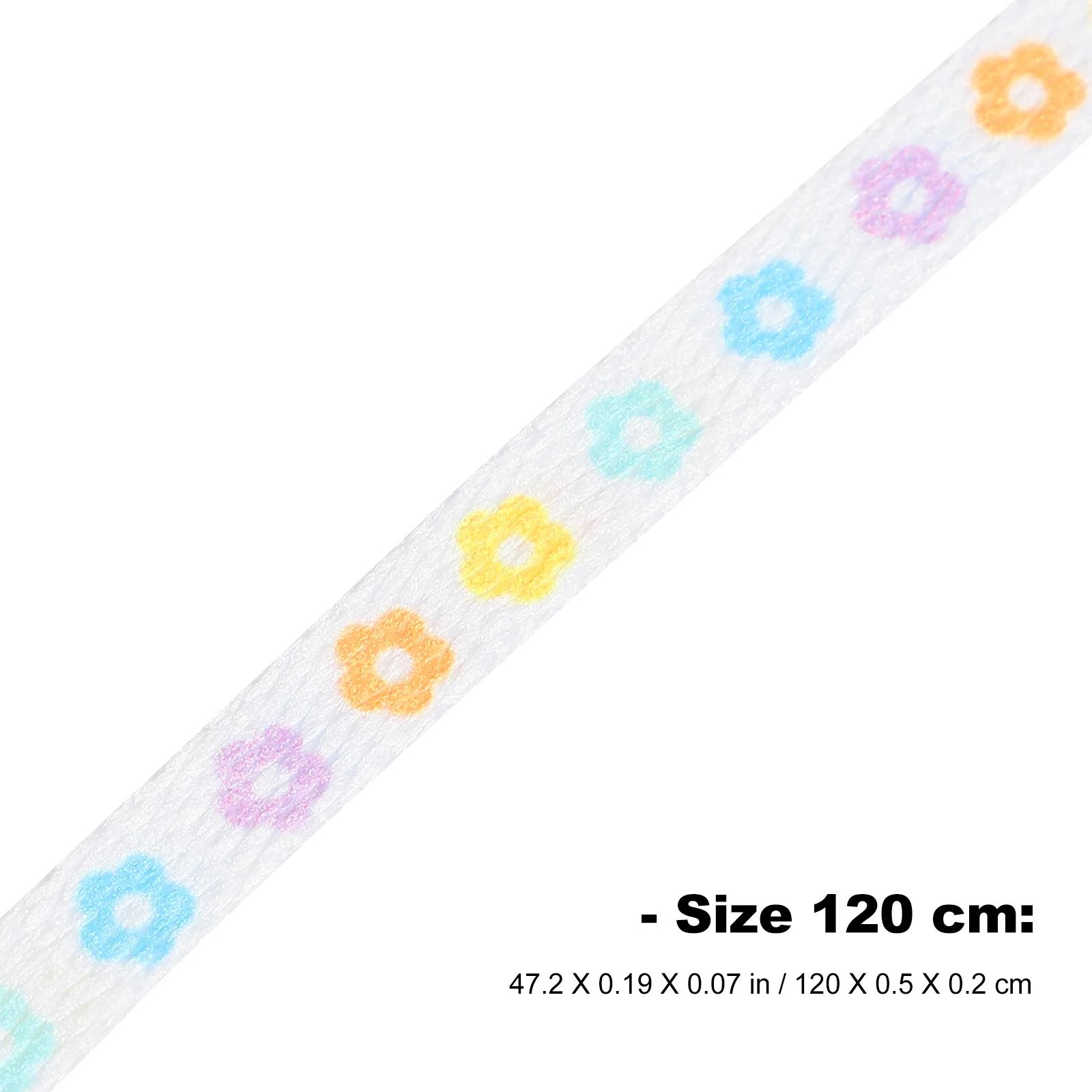 4 Pairs Double Printed Flower Shoelaces Lace-up Shoes Laces Accessory (80cm)