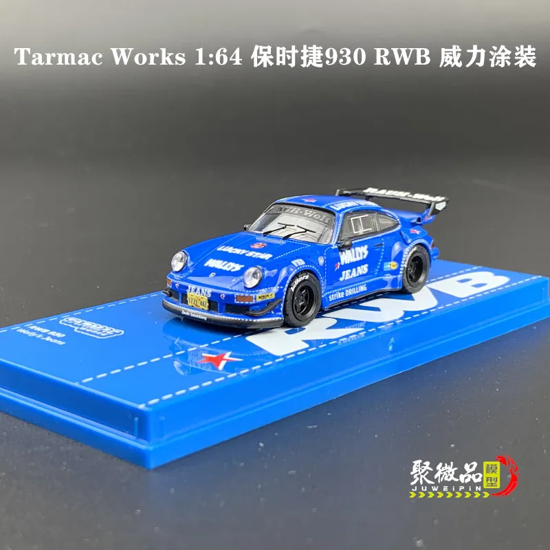 

TW Tarmac Works 1:64 Porsche 930 RWB Power Painting Alloy Car Model Collection Ornament Gift