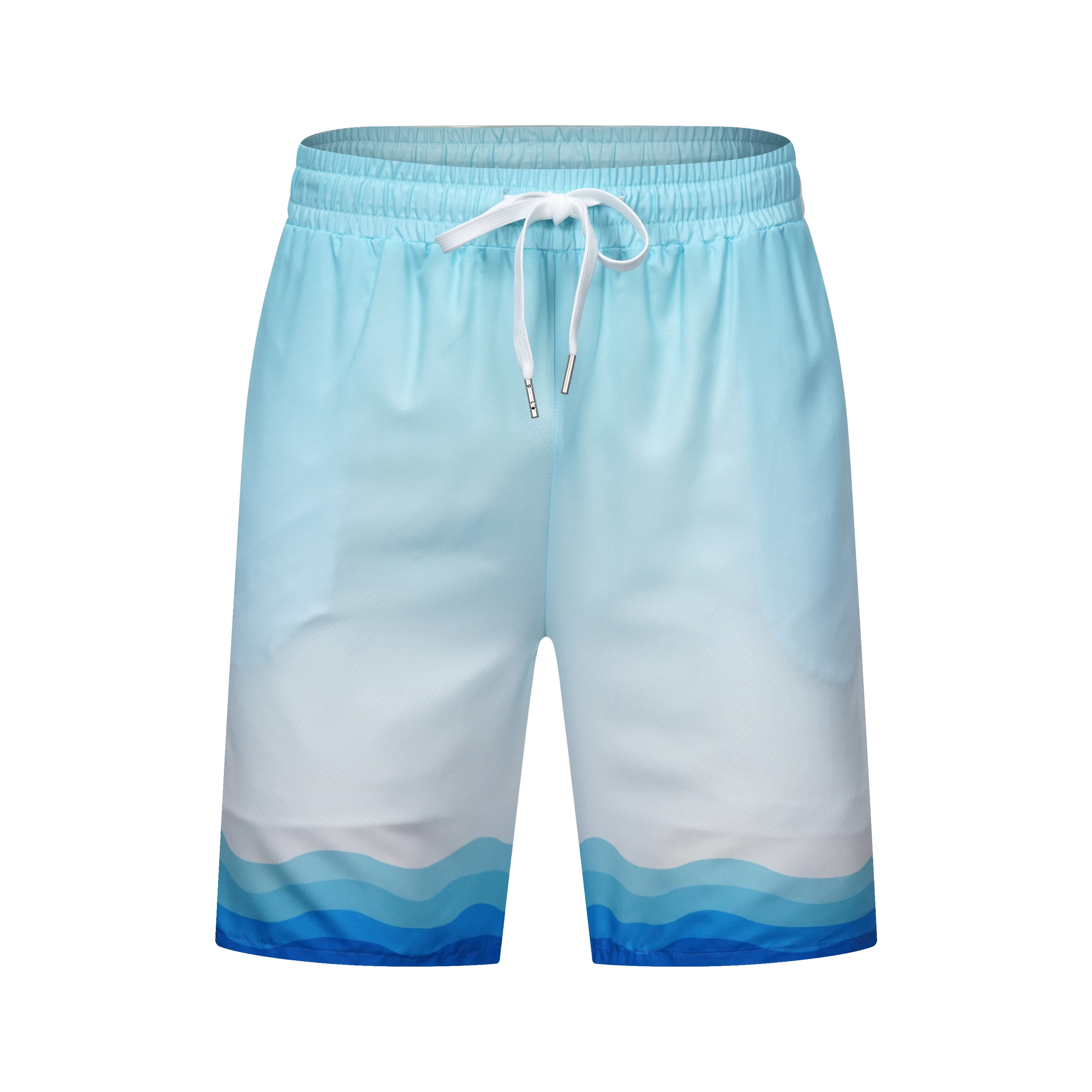 Casablanca Men's 2023 Summer Casual Short Sleeve Shorts Set Beach Vacation Shirt Breathable Print T-shirt Set