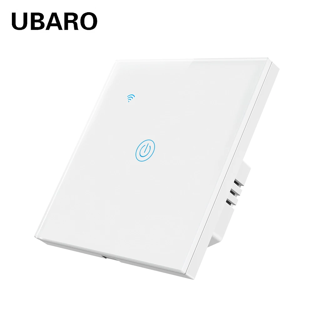 

UBARO EU UK Standard Tuya Wifi Touch Switch Voice Timer Control Interruptor Works With Smart Home Tuya App Google Home Alexa