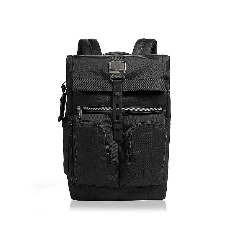 232659alpha Bravo Men's Fashion Ballistic Nylon Roll-Top Backpack Backpack