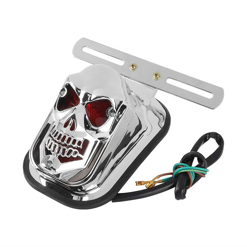 

Задний Фонарь Suzuki Chopper Cafe Racer Для Мотоцикла С Черным Черепом, Указателем Поворота, Стоп-сигналом, Номерным Знаком