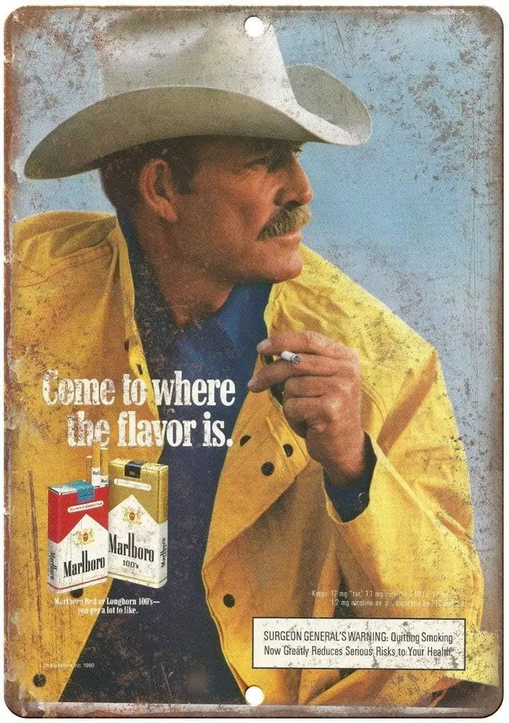 

Мужская сигарета жестяной знак винтажный Железный стиль Модный популярный постер ручная работа для бара кафе