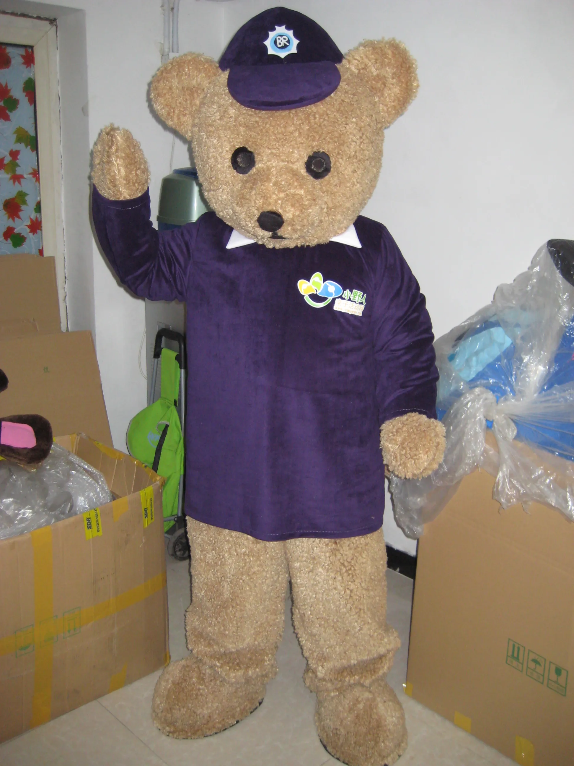 Талисман плюшевый мишка костюм талисмана на заказ необычный аниме комплекты для