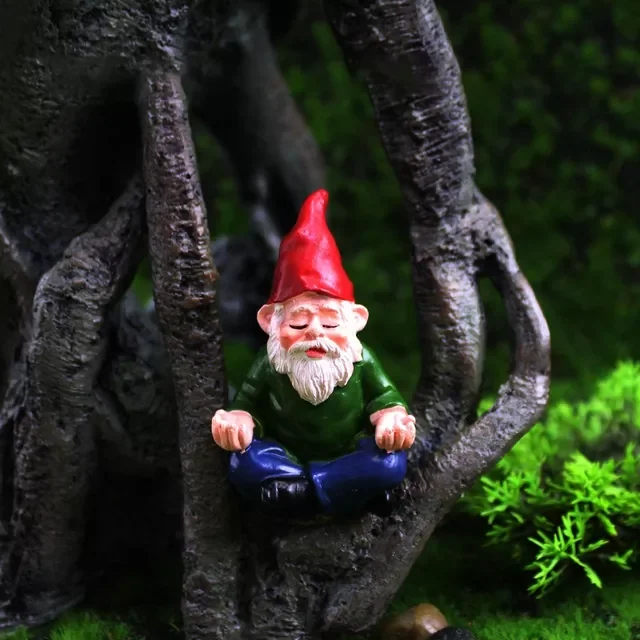 

Garden Drunk Dwarfs Elves Ornaments Moss Micro Landscape Fairy Decorations Mini Resin Crafts Figure Bonsai Home Decor