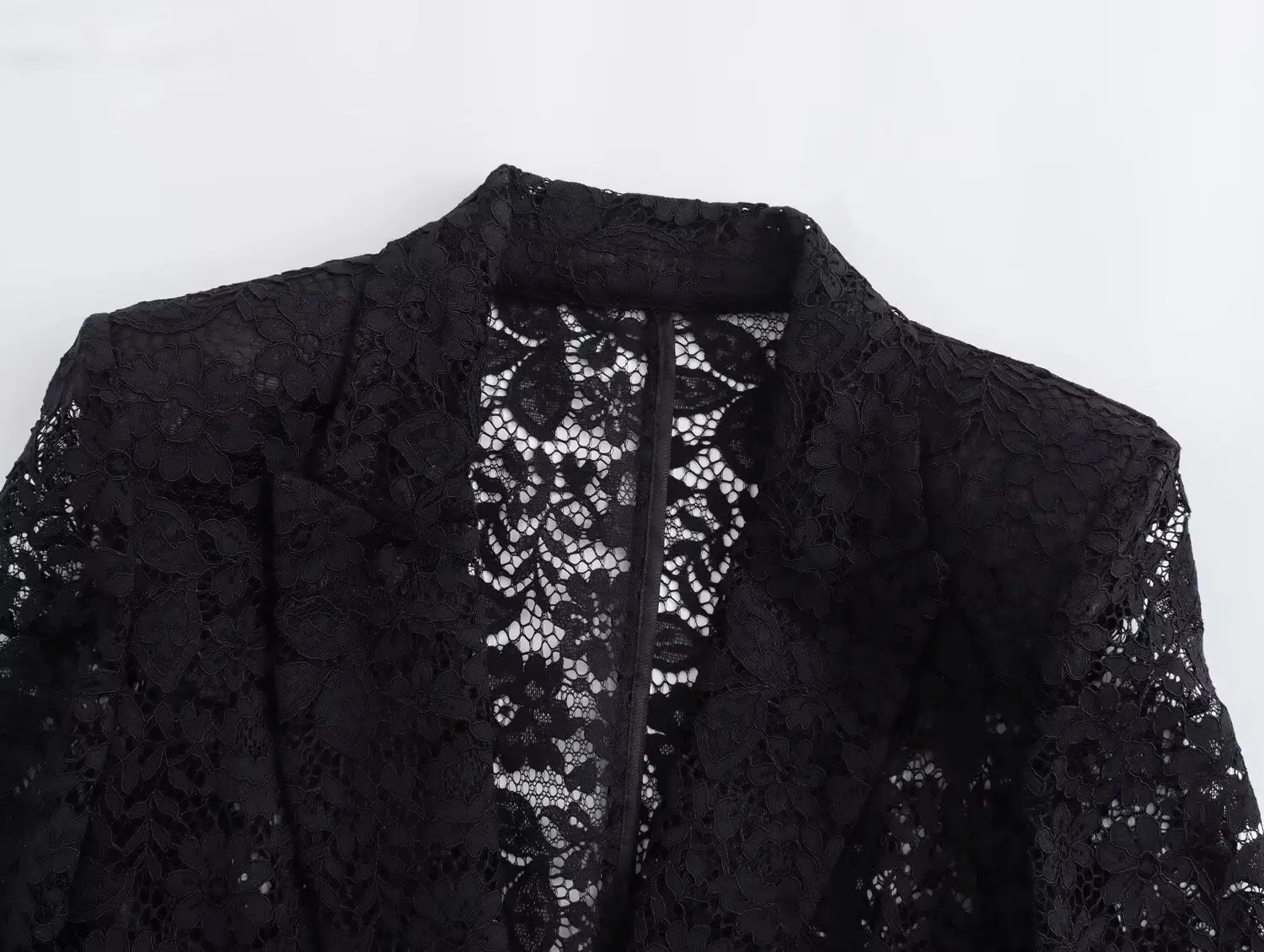 Черные модные элегантные летние повседневные блейзеры Maxdutti с вырезами