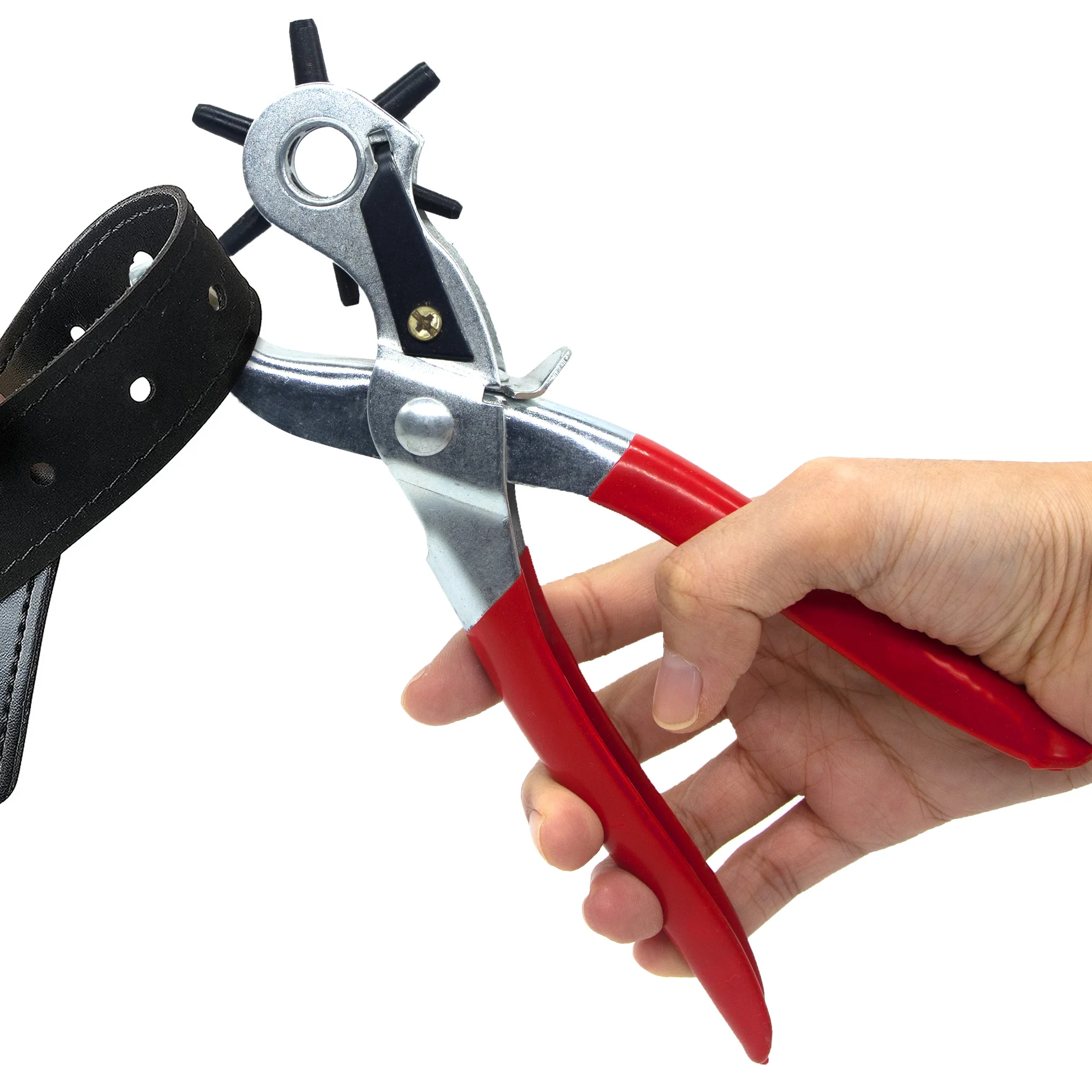 Дырокол для кожи инструменты работы с кожей Многофункциональный ручной ремня