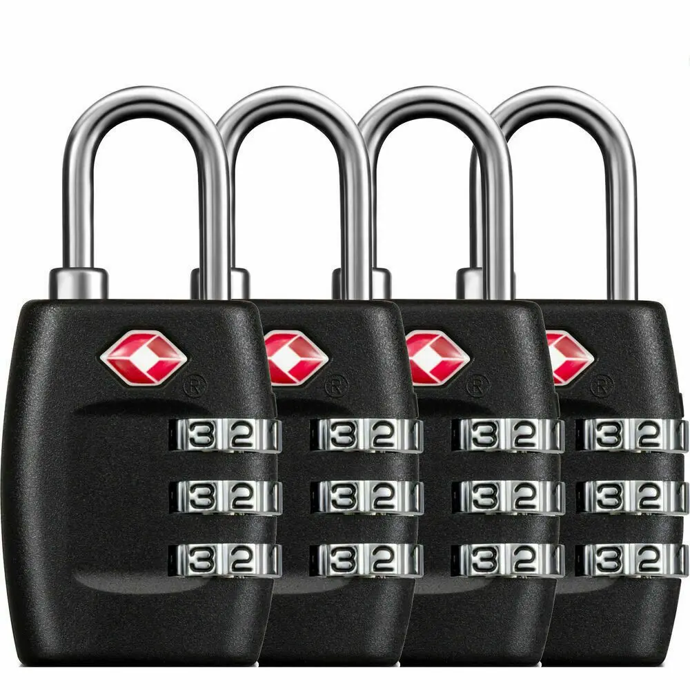 

TSA Approved Luggage Lock 3 Position Resettable Combination Lock Travel Suitcase Duffle Bag Locker Combination Lock