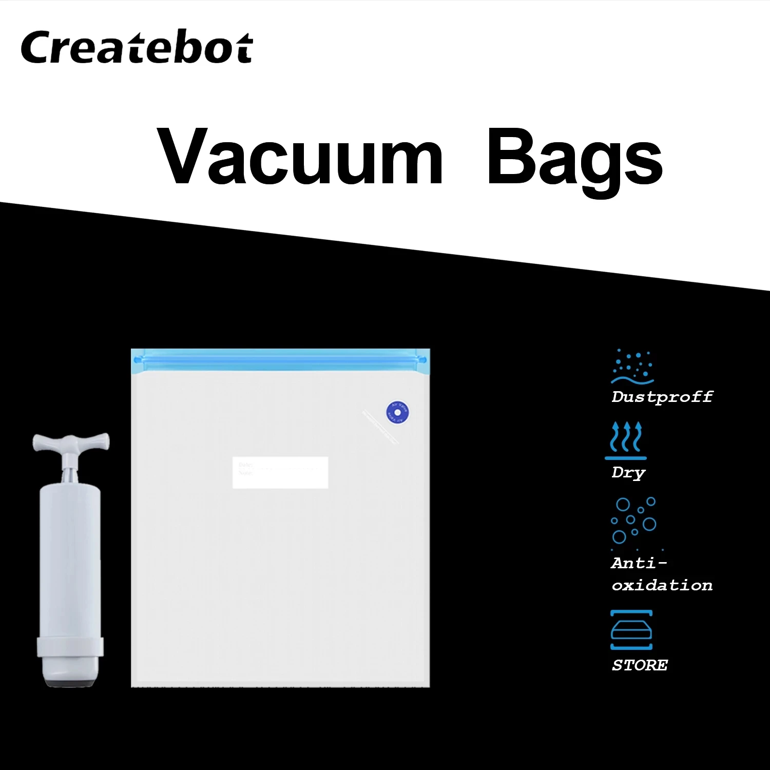 Вакуумный пакет для АБС-пластика 3D-принтера в комплекте с насосом и без 34*30 мм 5/10/20