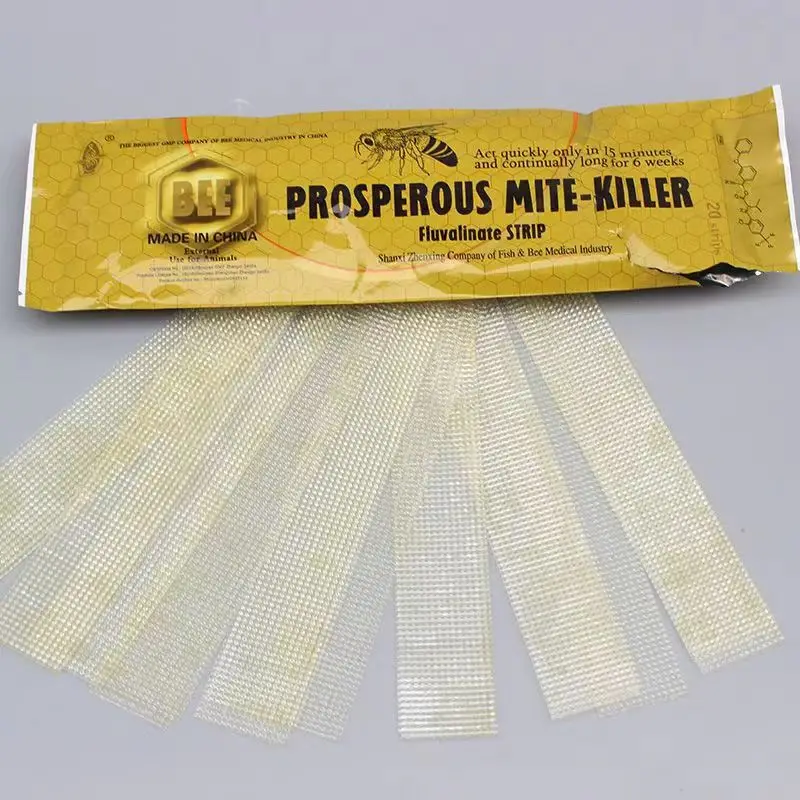 

20PCS Puff mites one top four bee mite medicine to treat mite disease flutamine cypermethrin strip bee special