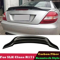 2004 2010 r171 spoiler renntech style carbon fiber rear trunk lip spoiler for mercedes slk class slk200 slk280 slk300 slk350