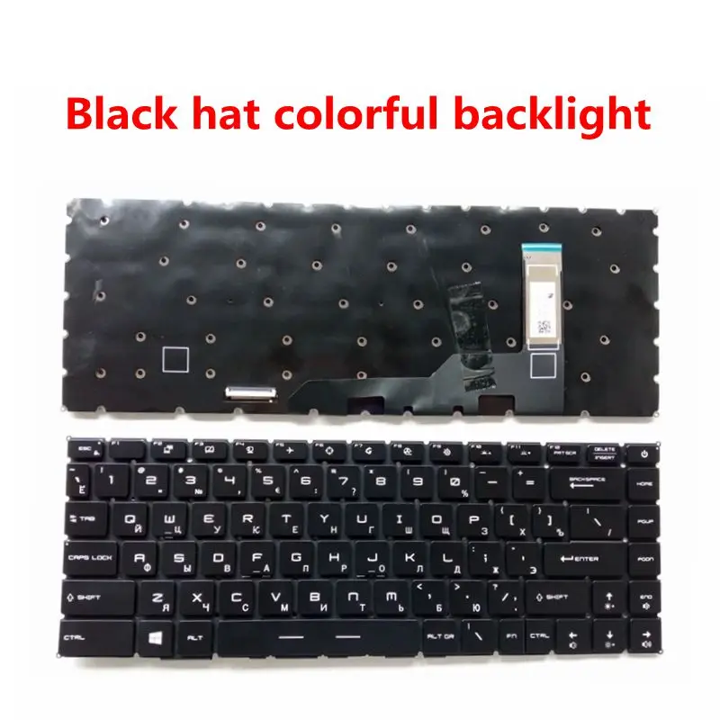 Новая клавиатура RU/US для MSI GE66 GP66 Raider 10SF 10SFS 10SGS MS-1541 GS66 Stealth 10SD 10SE MS-16V1 с RGB подсветкой