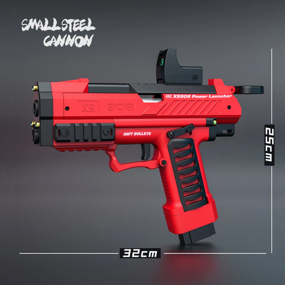 Мягкий пистолет-пуля из ЭВА модель оружия для обучения стрельбе детский