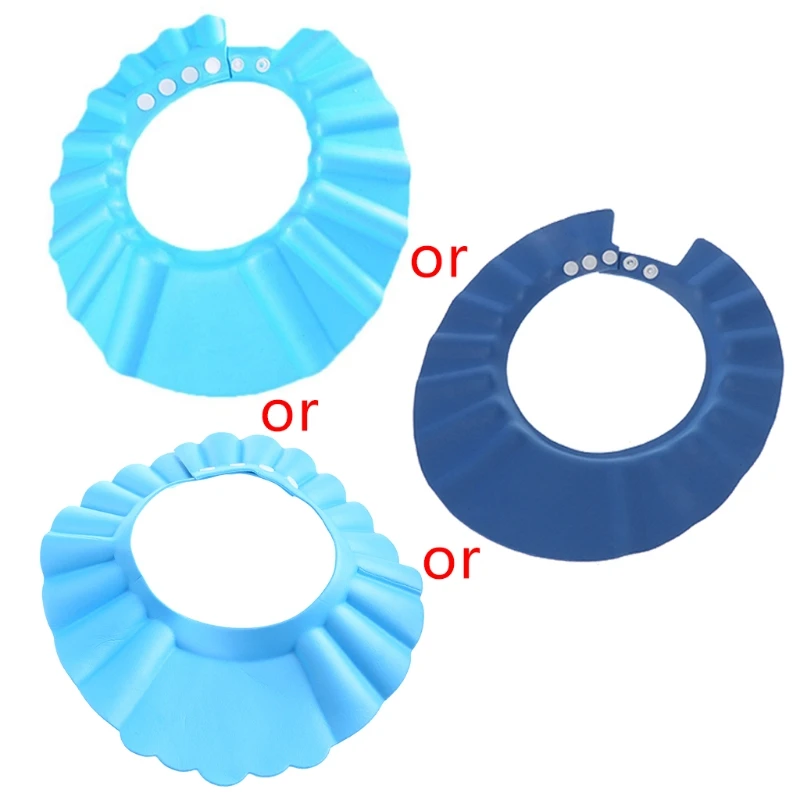 

Мягкая Регулируемая головная уборка для детского душа для мытья волос головной убор для детей Безопасный детский шампунь защита для купани...
