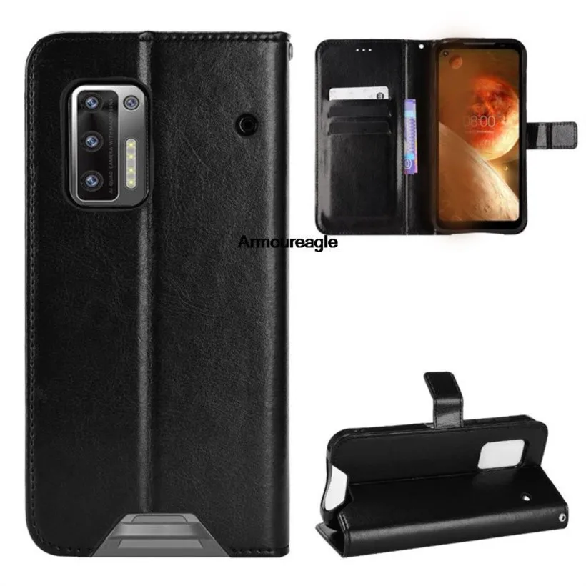 Чехол для doogee s97 pro роскошный флип-кошелек из искусственной кожи чехол-подставка