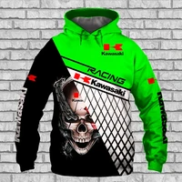 2022 new kawasaki motorcycle racing man hoodie 3d print oversized sweatshirt sportswear fashion pullover high quality streetwear