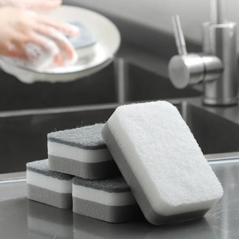 

Cleaning Cloth Doublesided Cleaning Sponges Pan Pot DishWashing Sponges Household Scouring Pad Kit Tools Kitchen Tableware Brush