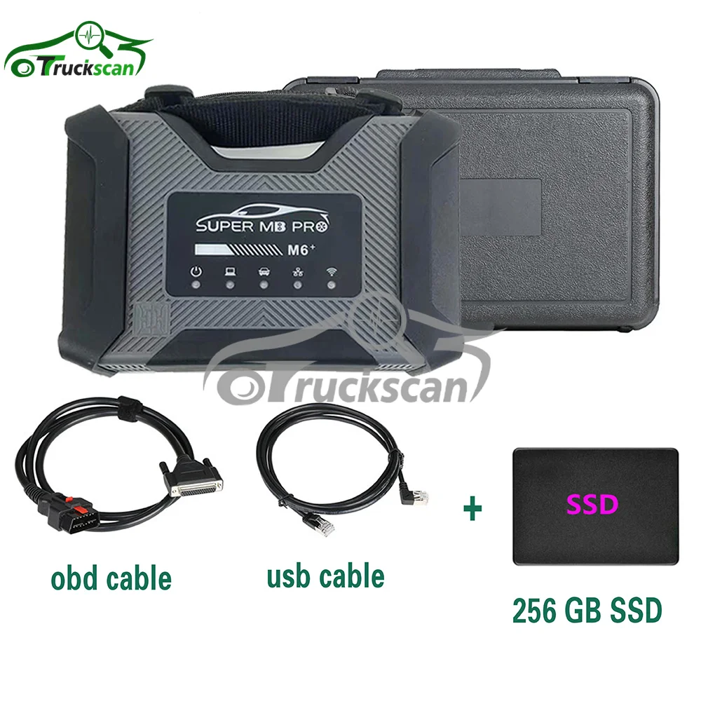 СУПЕР МБ ПРО М6+ DoIP для BW Benz Авто-грузовик Авто диагностический инструмент DTS Monaco &amp; Vediamo DAS XENTRY WIS EPC on.