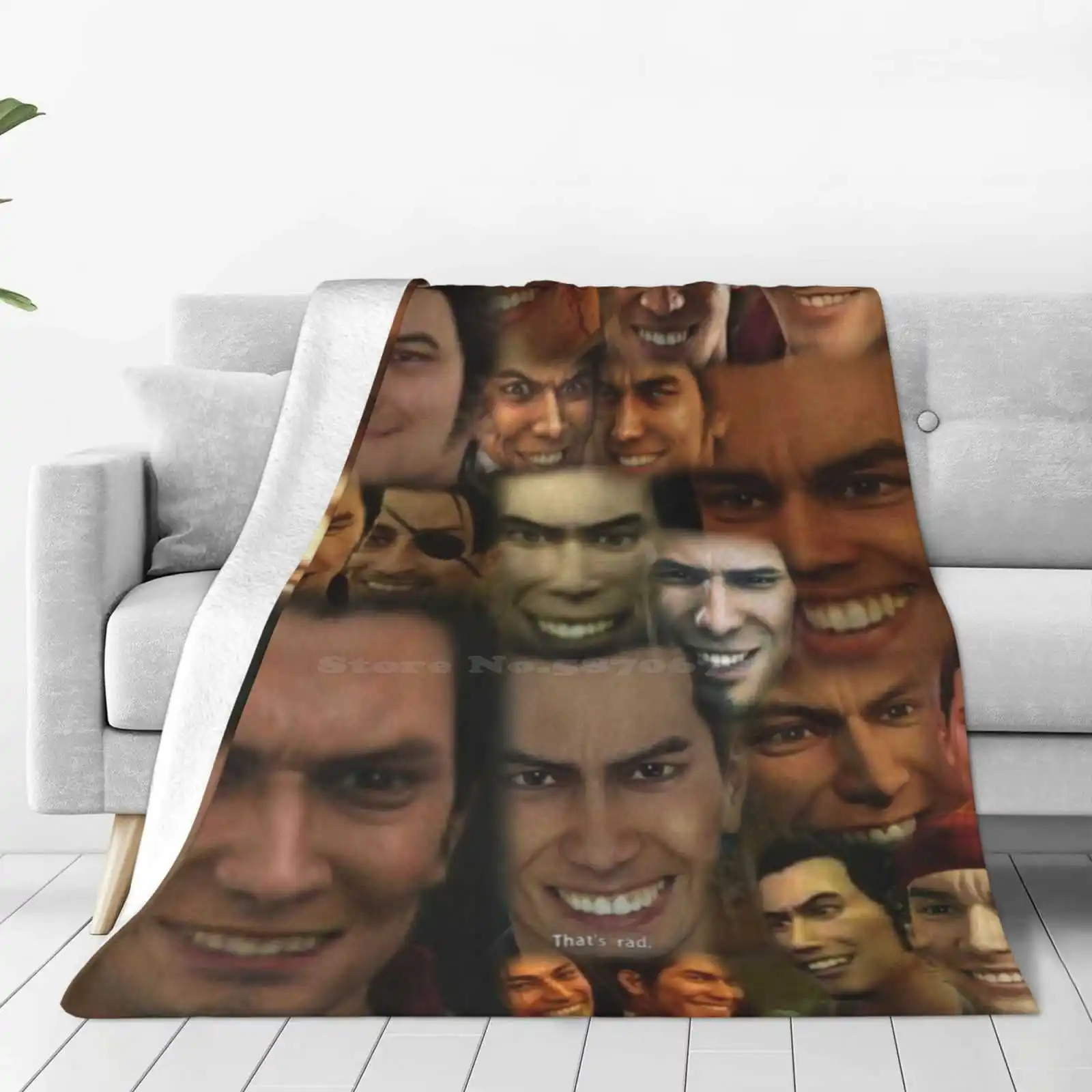 Happy Kazuma Kiryu : ) низкая цена новый принт Новинка модное мягкое теплое одеяло Ryu Ga