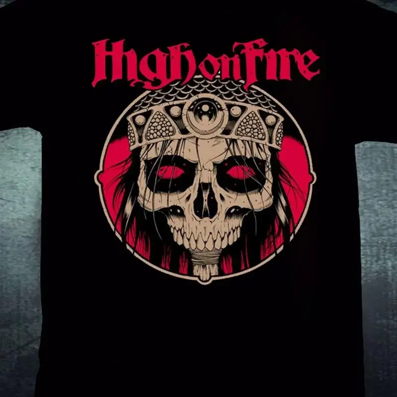 Фото НОВАЯ черная футболка группы High on Fire. Все размеры S 5Xl 2F21. №1