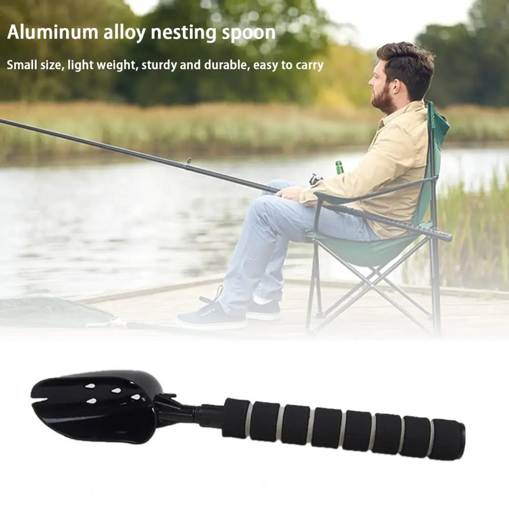 

Bait Throwing Spoon Light Weight Comfortable Grip Anti-rust Fishing Tackle Rod Bait Scoop Fishing Supplies