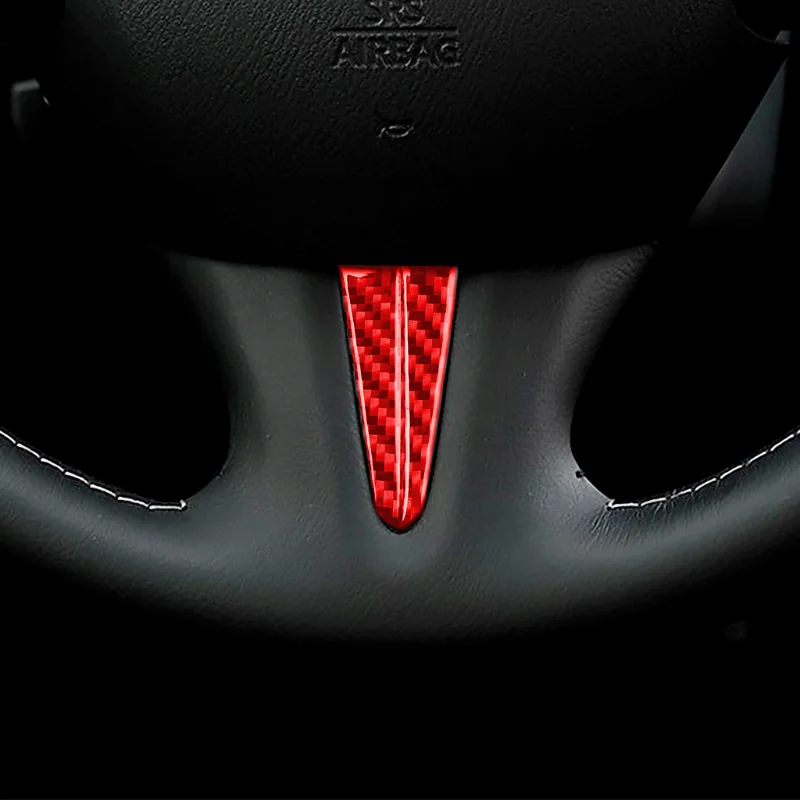 

Be applicable to Infiniti Q50Q60 Carbon fiber car two-piece interior decal under the steering wheel car accessories interior
