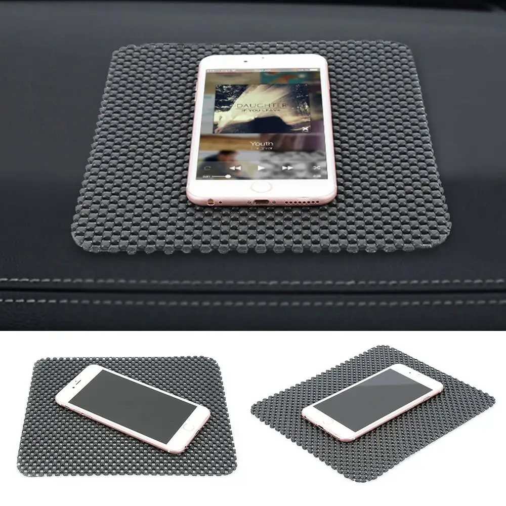 

Car Dashboard Anti-Slip Sticky Premium Mat Phone Holder Mat Black PVC Foam Non-slip Pad for Phone GPS Cards Car Interior Accesso