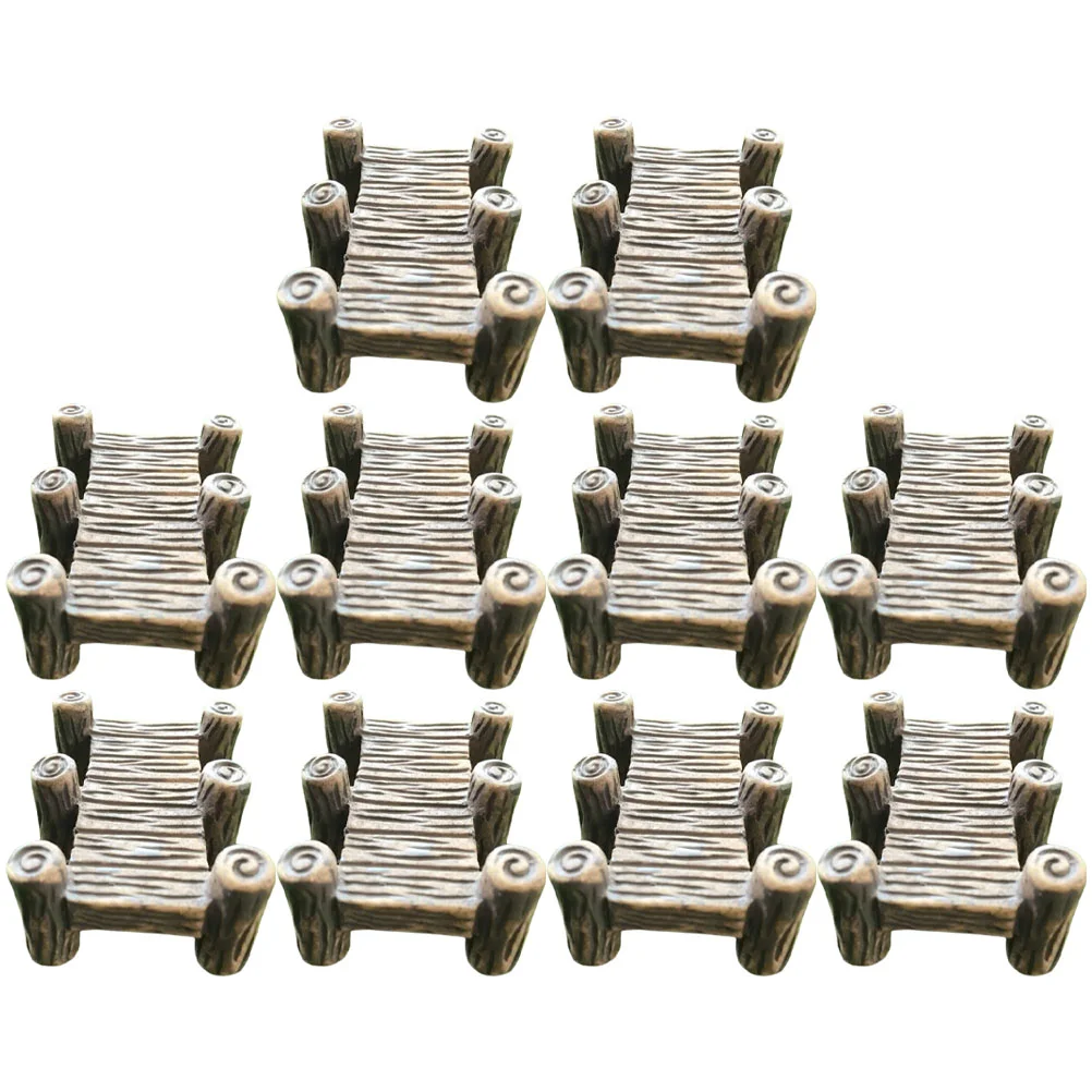 

Bridge Miniature Micro Fairy Landscape Garden Mini Figurine Resin Terrarium Decor Model Decorations Decoration Gardens