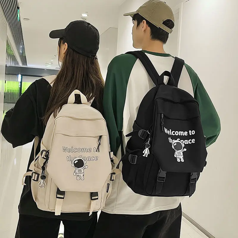 

Schoolbag Male College Students Junior High School Students Leisure Large Capacity Campus Backpack Korean Female Backpack