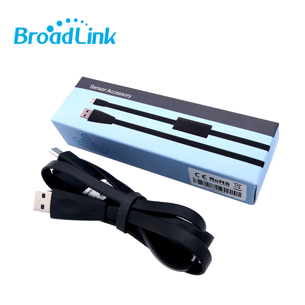 Original Broadlink HTS2 USB Port Tempetature Humidity Sensor Detector Works With RM mini RM Pro For Smart Home Alexa Google Home
