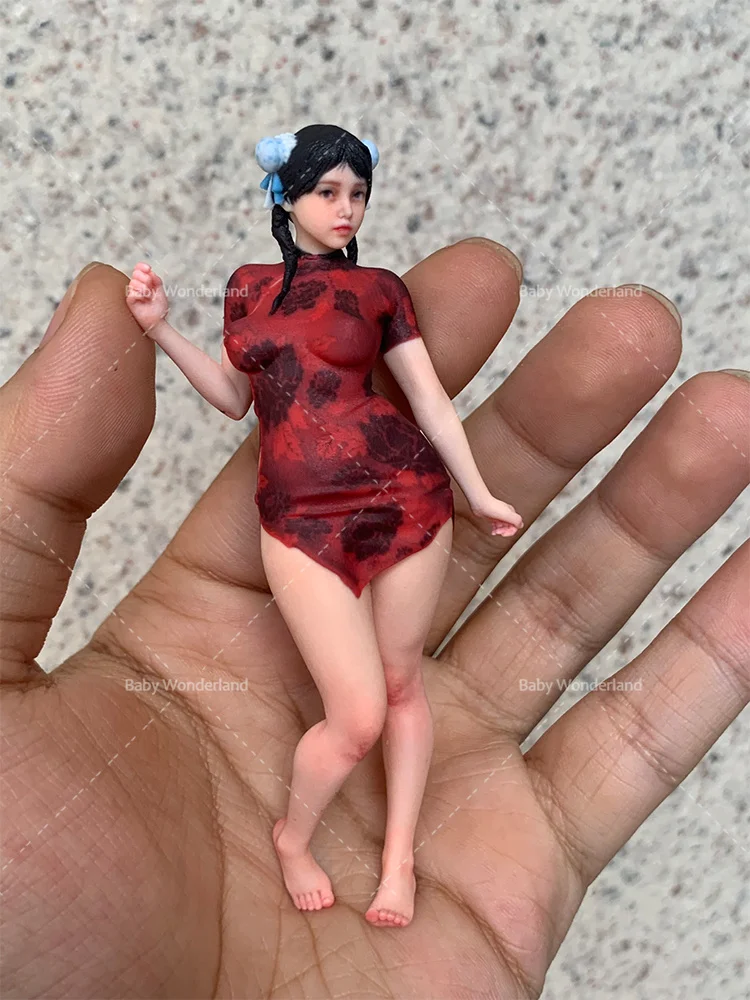 Фигурка девушки в чеонгсаме MAK 1/18 1/16 1/12