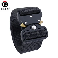 tactical belt men army military combat airsoft paintball swat knock off waistband metal buckle mens quick release designer new