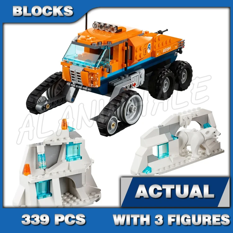 

339 шт., Детский конструктор «ледяная пещера»