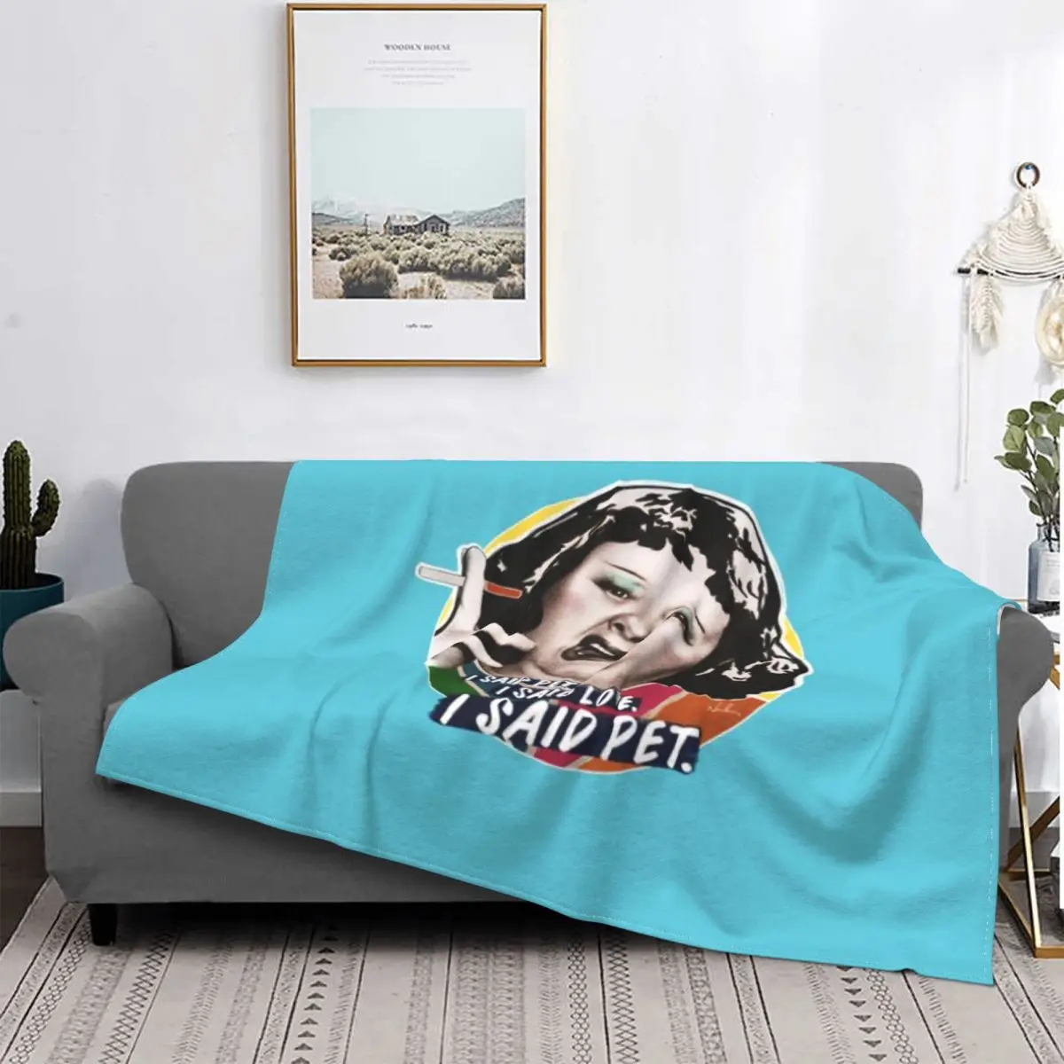 LYNNE POSTLETHWAITE Ультрамягкое одеяло из микрофлиса