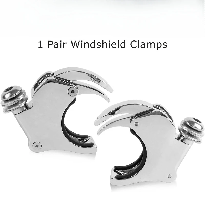 Съемные зажимы для ветрового стекла 49 мм мотоцикла Harley Street Bob Wide Glide 2002-2016