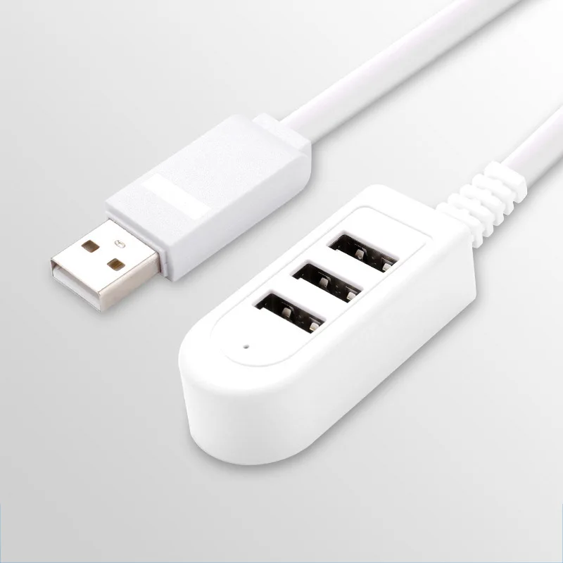 

Usb Splitter One For Three 3A Charger Converter Extension Cable Line Expansion Multi-port Hub Digital Data Cables Accessories