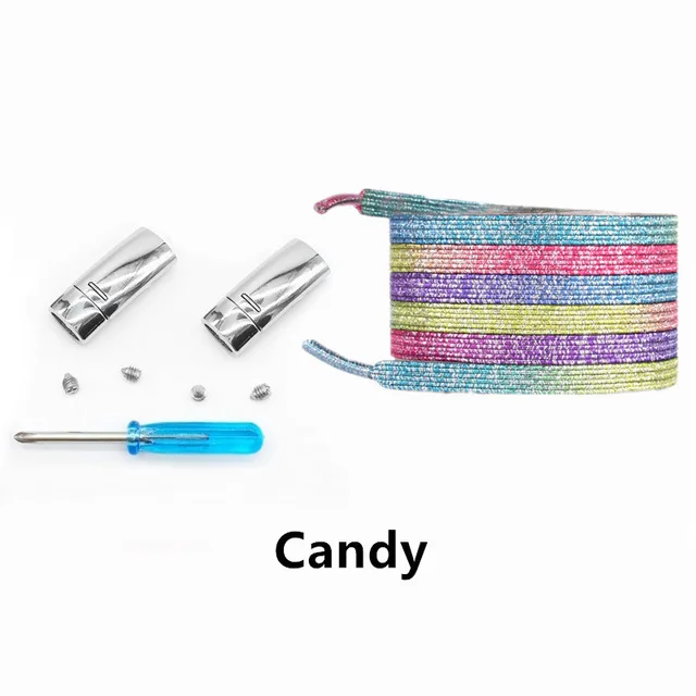 A 20 color elastic small daisy shoelace small daisy shoe buckle shoe accessories lazy magnetic shoe buckle small daisy shoelace