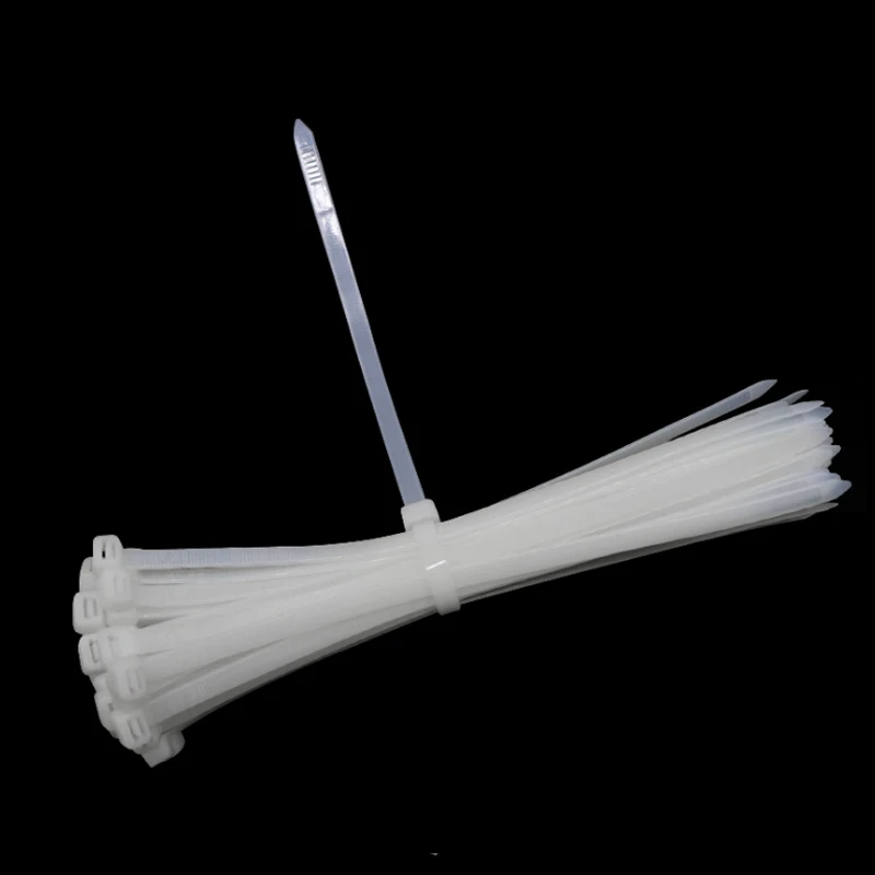 

Самоблокирующиеся кабельные стяжки Nylon, черные/белые, 50 шт.