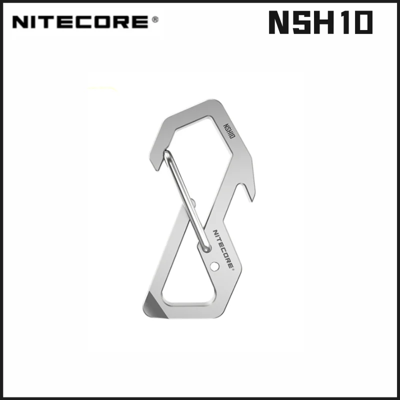 

NITECORE NSH10 висячий инструмент для кнопок многофункциональная титановая быстрая металлическая пряжка 45 градусов высокая гибкость