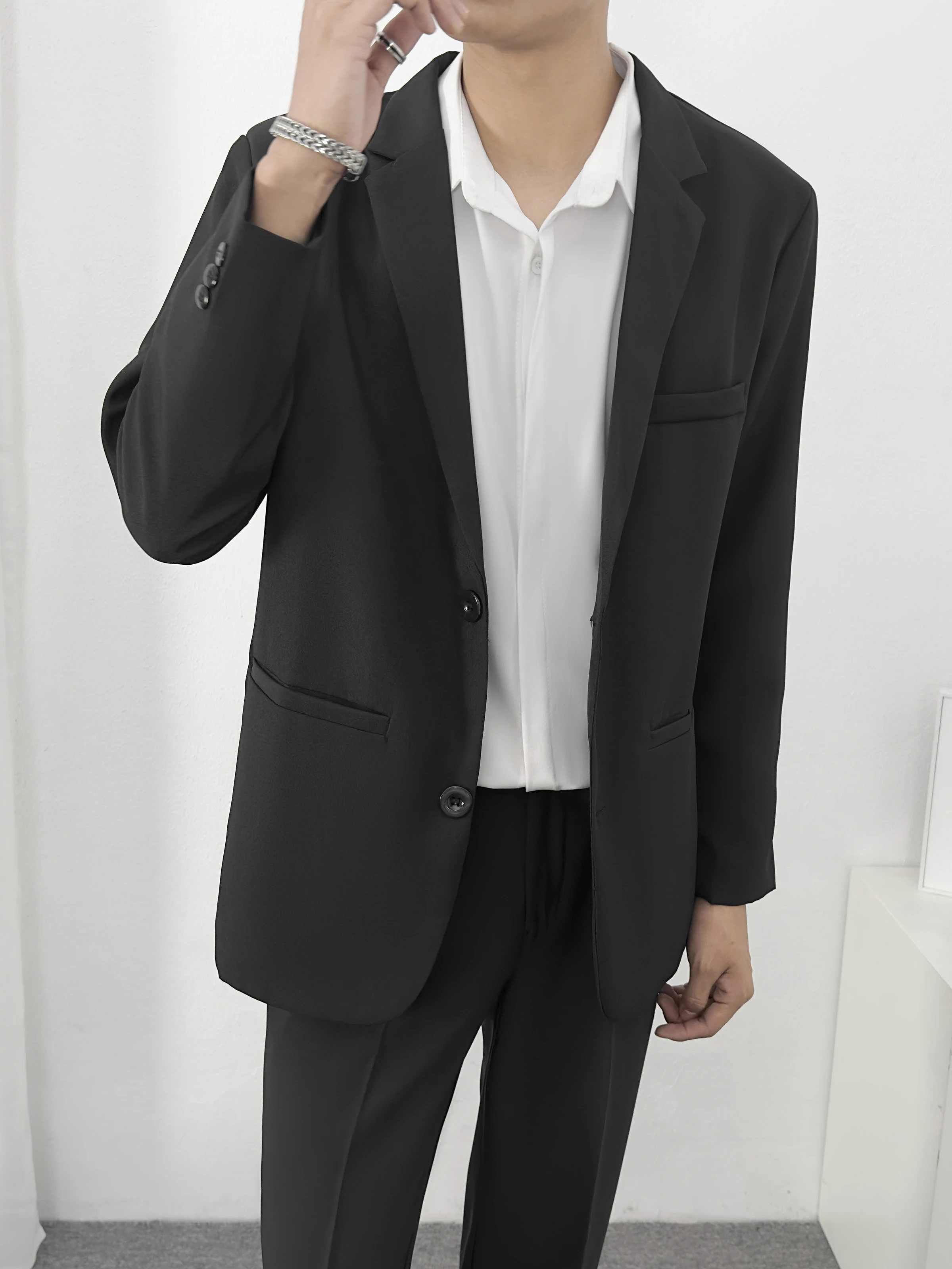 Small Suit Men's Korean-Sle Slim fit Top Outerwear Best Man Bridegroom Wedding Business Professional Guest look ...