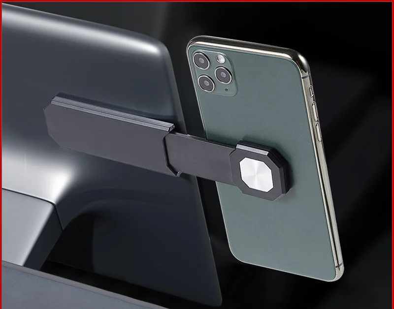 For Tesla Model 3 Y X S Phone Mount Adjustable Monitor Expansion Bracket Car Magnetic Screen Side Phone Support Holder Model Y 3
