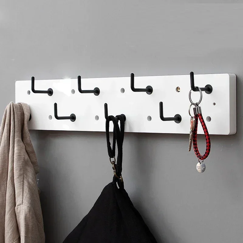 

Wall Coat Living Holder Wall Shelf Combination Mount Home Hooks Decorative Tray Room Creative Wall Shelf Rack Organizer Wooden