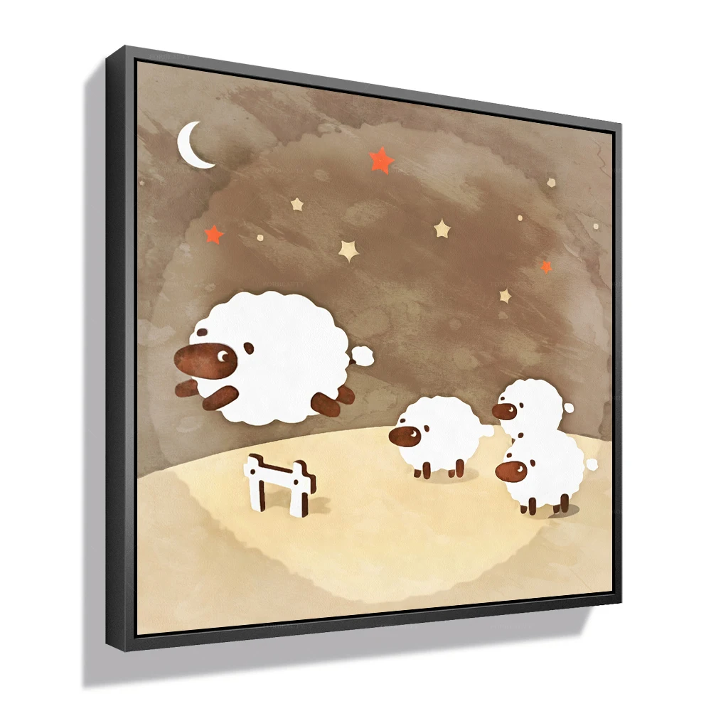

Forbeauty painting fly sheep for home decor