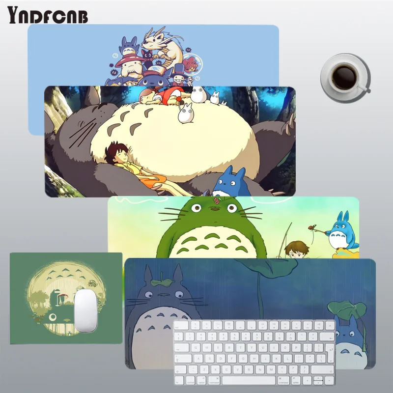 

Totoro Anime Mousepad Boy Pad Natural Rubber Gaming Mousepad Desk Mat Size For Gameing World Of Tanks CS GO Zelda