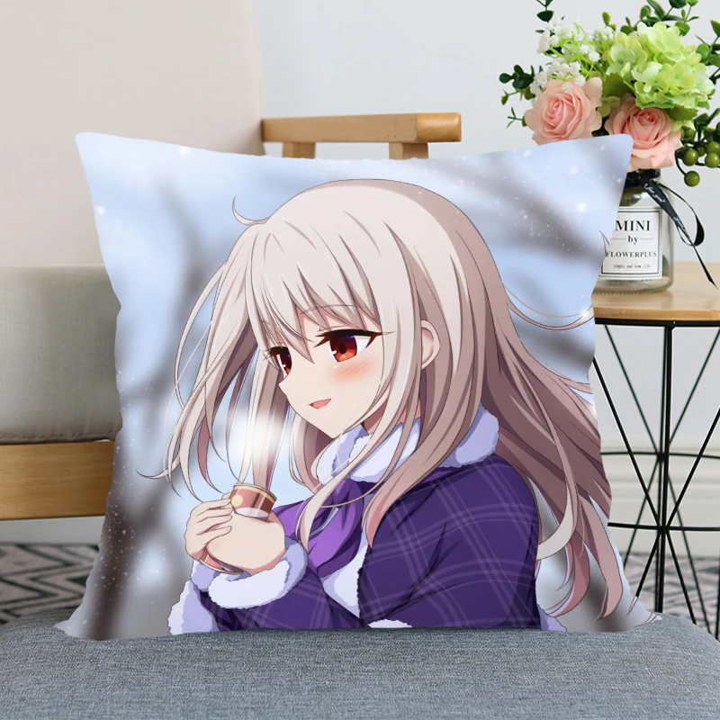 Fate kaleid Liner Prisma Illya чехол для подушки дома декоративный Шелковый Невидимый на