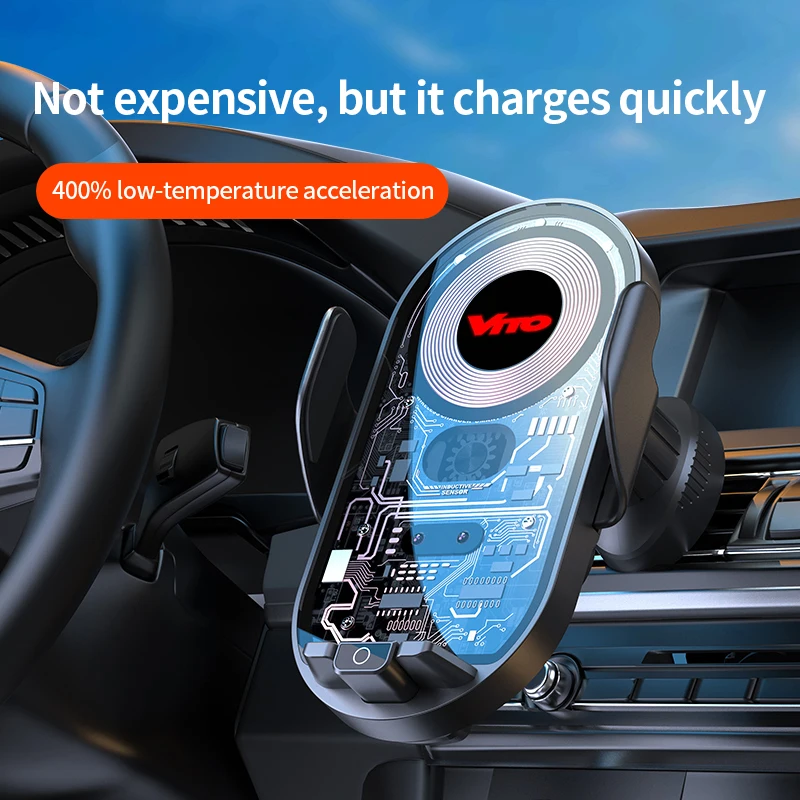 Автомобильная Подставка для телефона Беспроводное зарядное устройство прозрачная розетка smart для Mercedes benz W124 W203 W204 SPRINTER VIANO c200 CITAN VITO