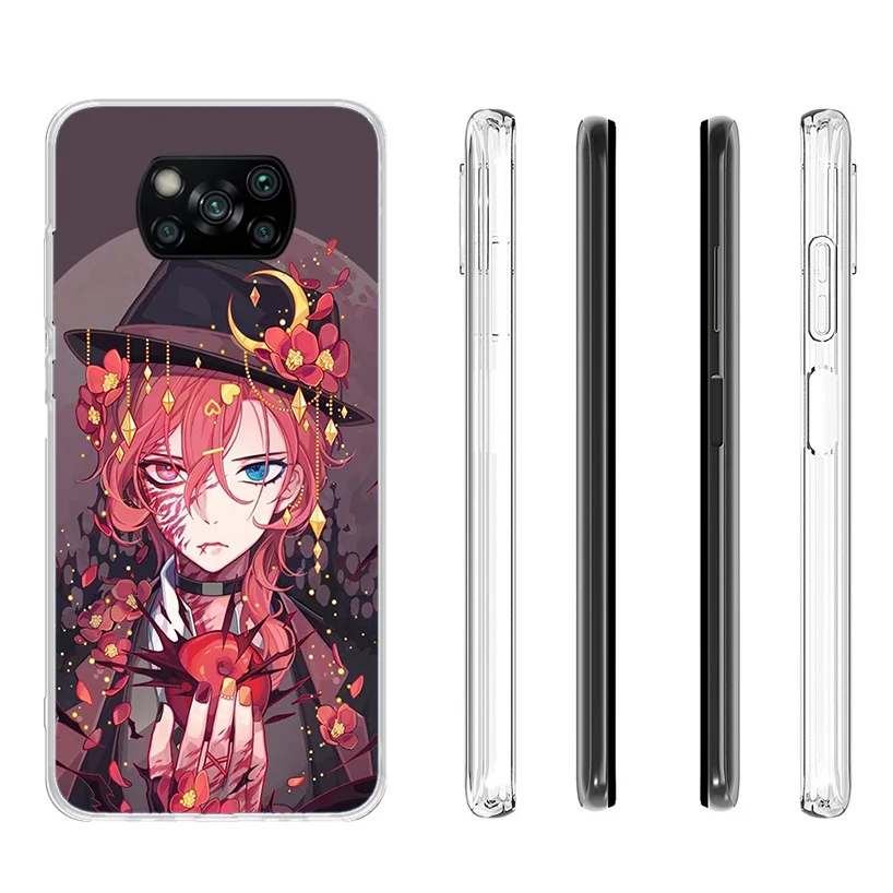 Чехол для телефона с рисунком Bungo Stray Dogs Xiaomi Poco X6 X5 X4 Nfc X3 Pro F6 F5 F4 Gt F3 F2 F1 M5S M4 M3 Soft Fundas