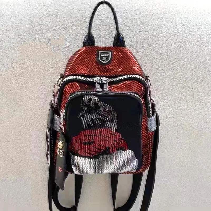 

New Collections Mochila Para Hombre Ita Rivet Backpacks for Women Shoulder Bag Pretty Lady Back Designer Bags