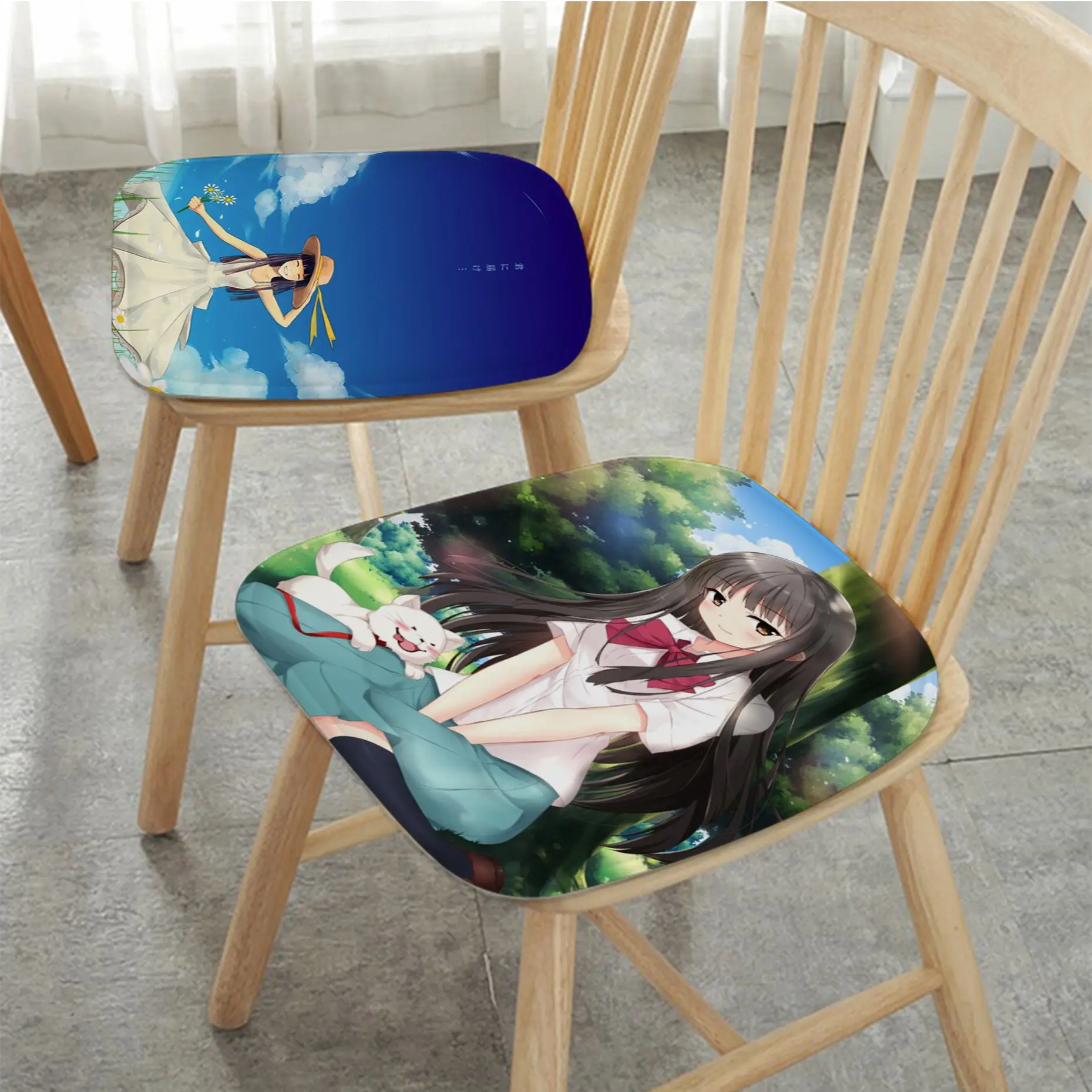 

Kimi Ni Todoke Anime Nordic Printing Fabric Cushion Non-slip Living Room Sofa Decor Students Stool Tatami Office Buttocks Pad