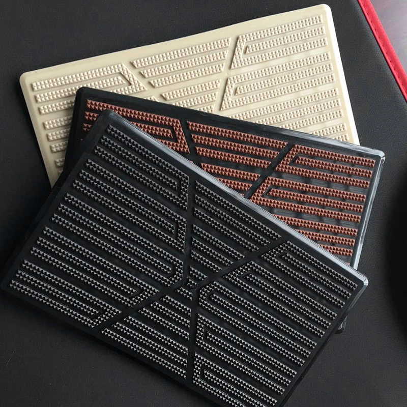 

1 Pc Black/beige/brown High Quality Universal Car Floor Pad Anti-skid Pedal Wear-resistant Heel Foot Mat Pedal Cover Auto Parts